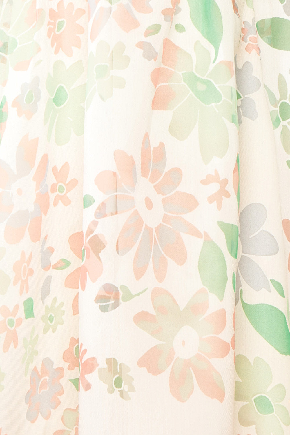 Jiselle Short Floral Babydoll Dress | Boutique 1861 fabric