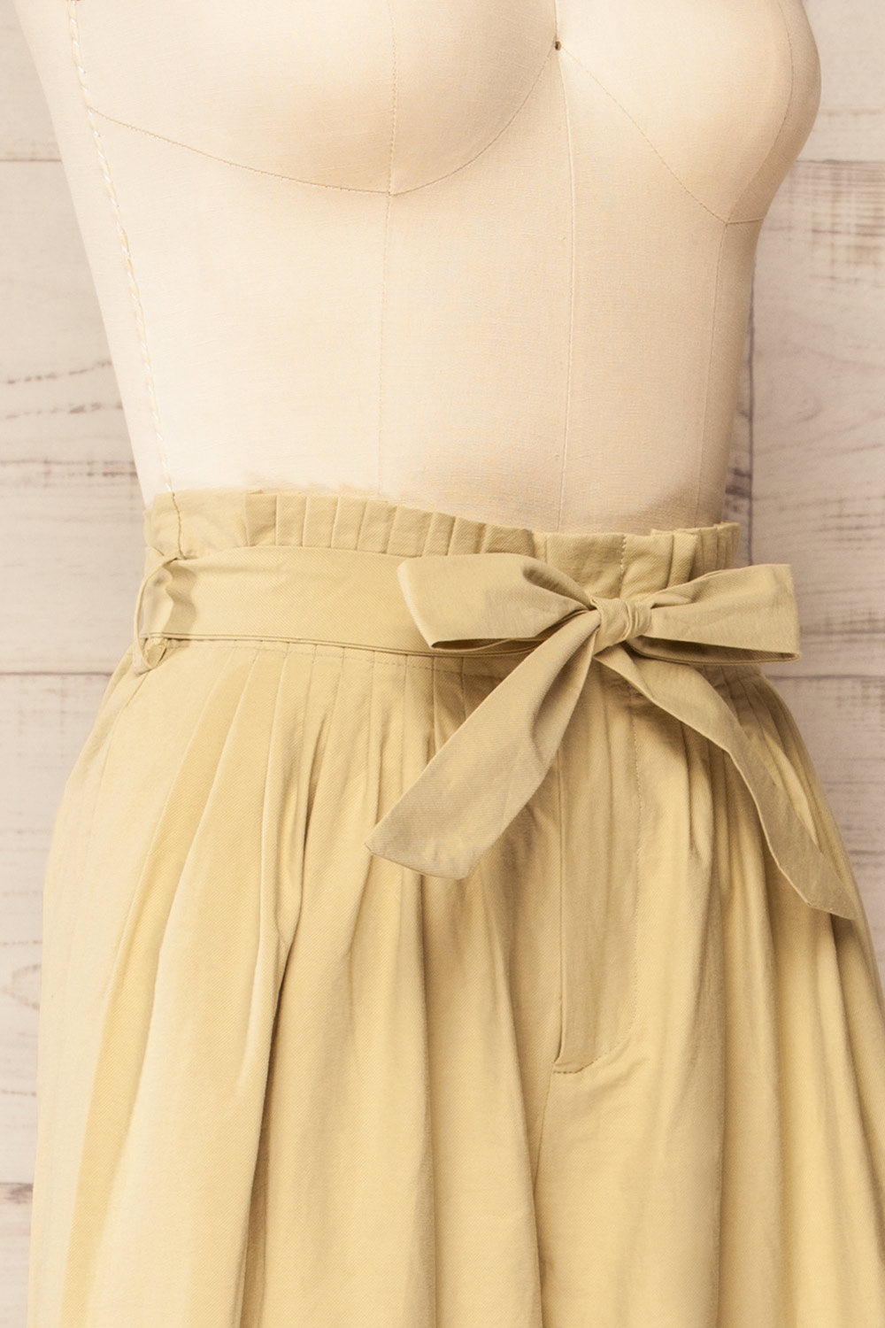 Jomson High-Waisted Pleated Trousers | La petite garçonne side