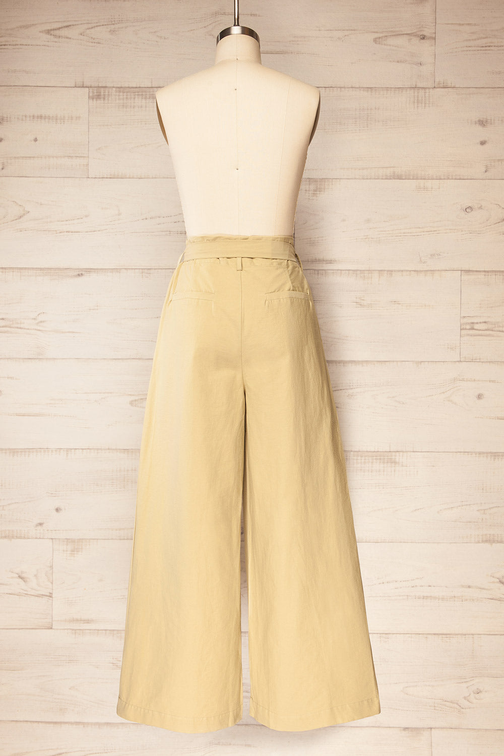 Jomson High-Waisted Pleated Trousers | La petite garçonne back view