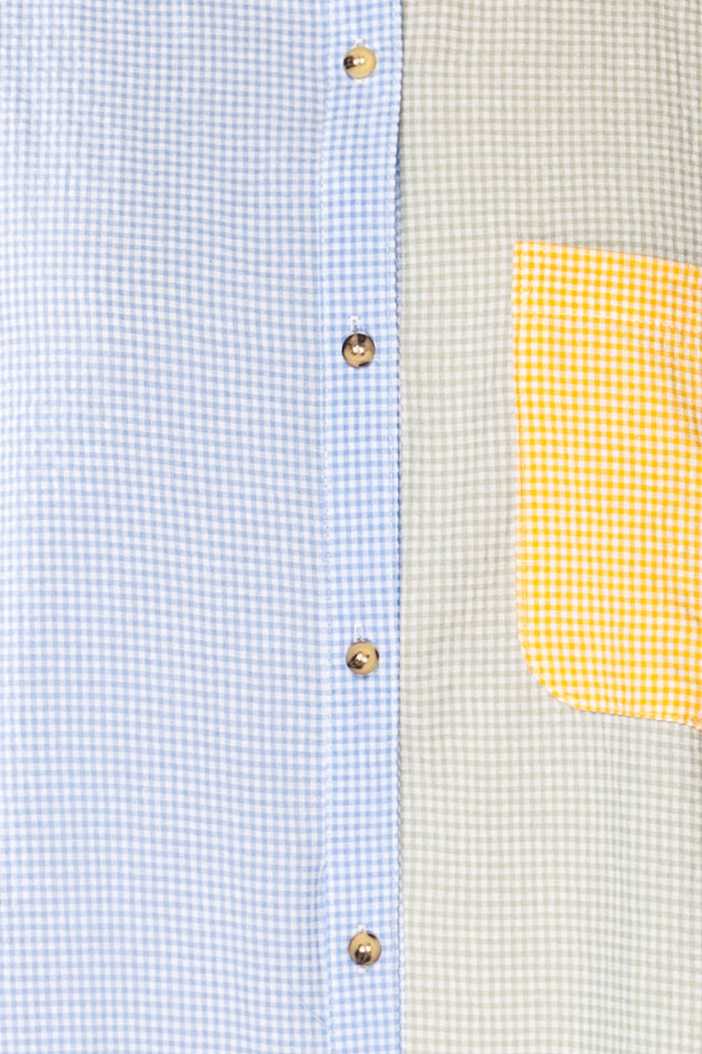 Jordan Yellow Oversized Colour Block Shirt | La petite garçonne fabric