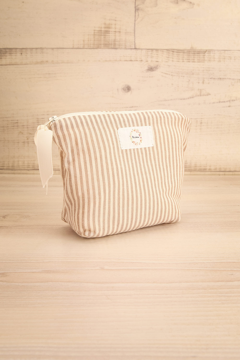 Joyus Striped Cosmetic Bag | Maison garçonne side view