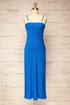 Juarez | Long Blue A-Line Dress