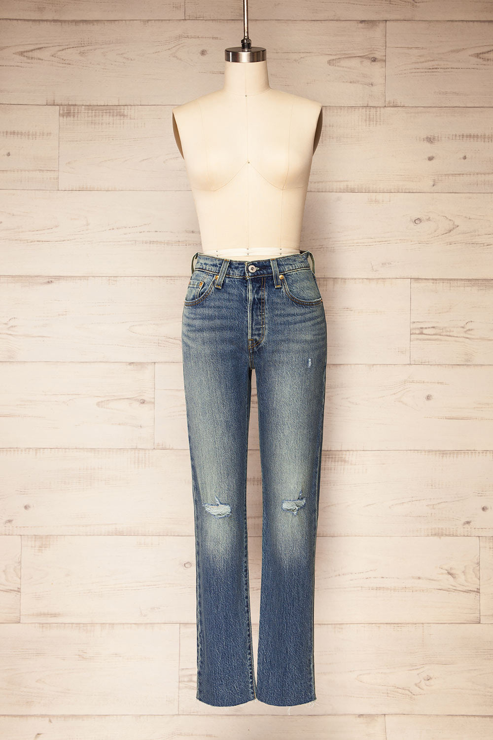 Kadapa High Rise Straight Leg Jeans | La petite garçonne front view