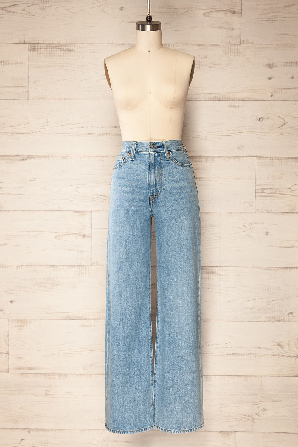 Kage High-Waisted Wide-Leg Jeans | La petite garçonne front view