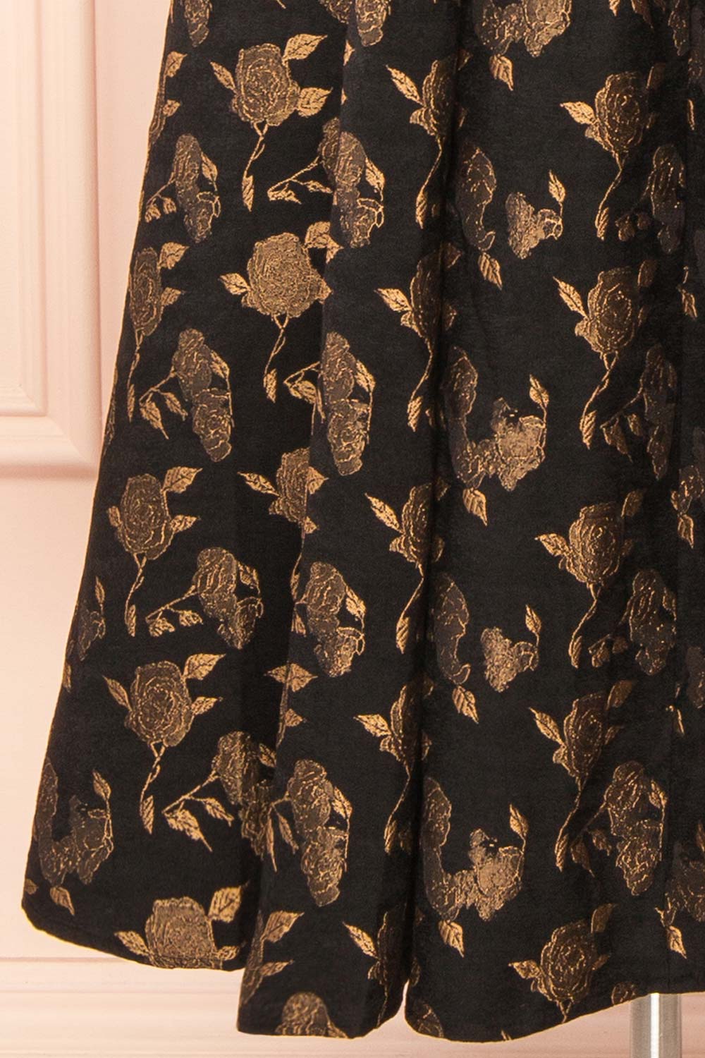 Kailany Floral Dress with Belt and Pockets | Boutique 1861 bottom