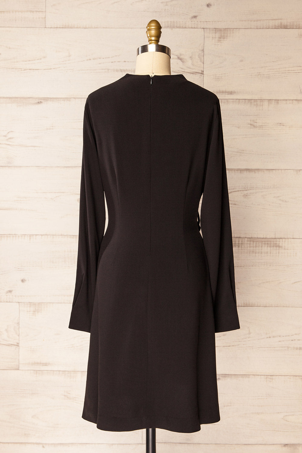 Kakina | Robe Blazer Noire Courte avec Ceinture
