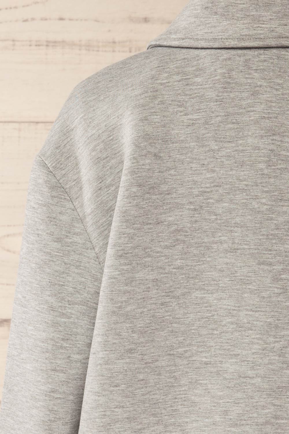 Kamour Grey Sport Jacket with Pockets | La petite garçonne back