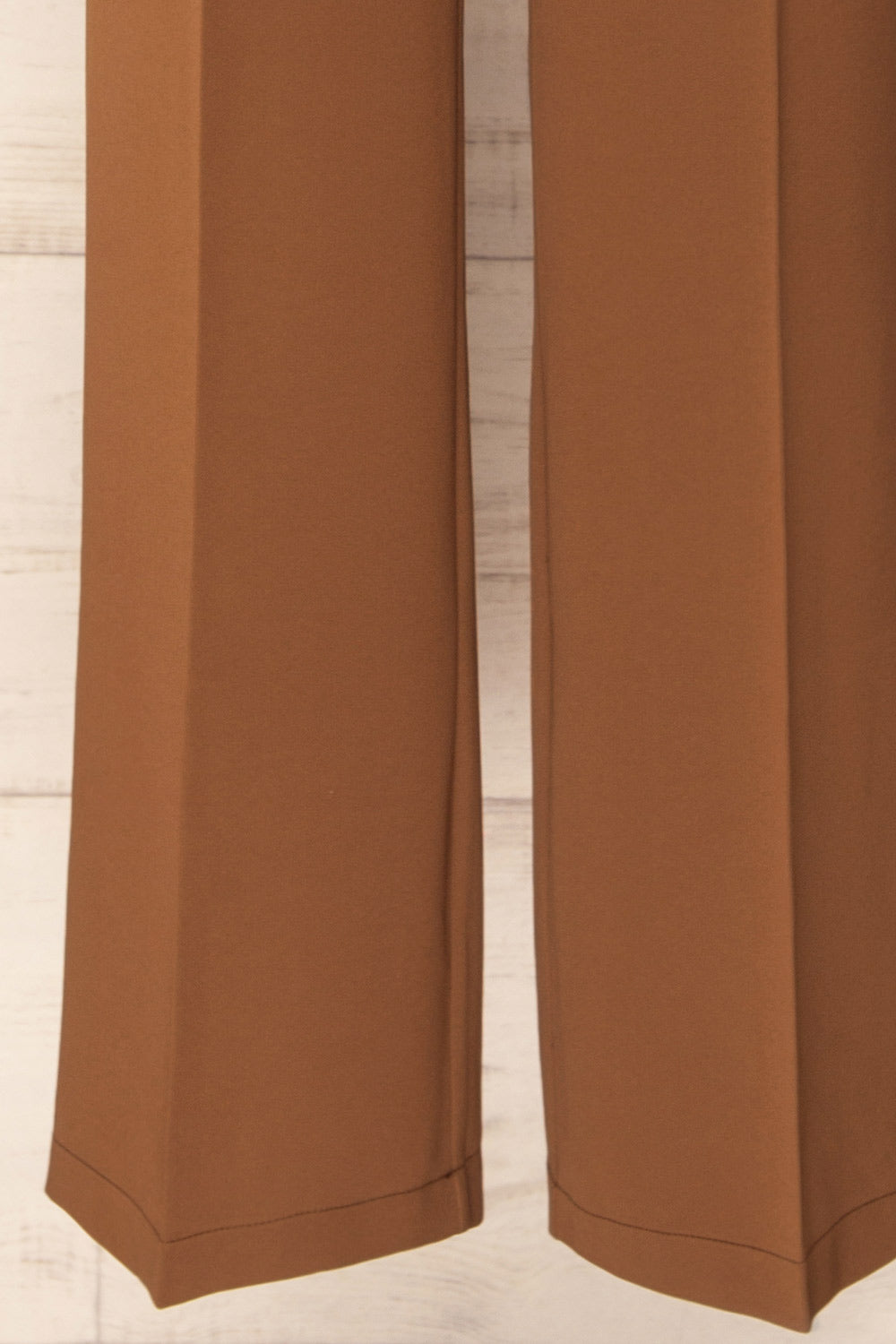 Kampala Brown High-Waisted Wide-Leg Pants | La petite garçonne bottom