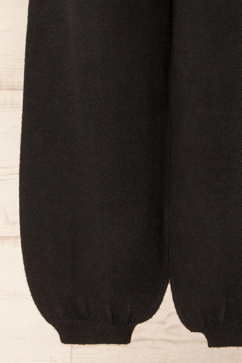 Kano Black Knitted Set with Scarf | La petite garçonne bottom