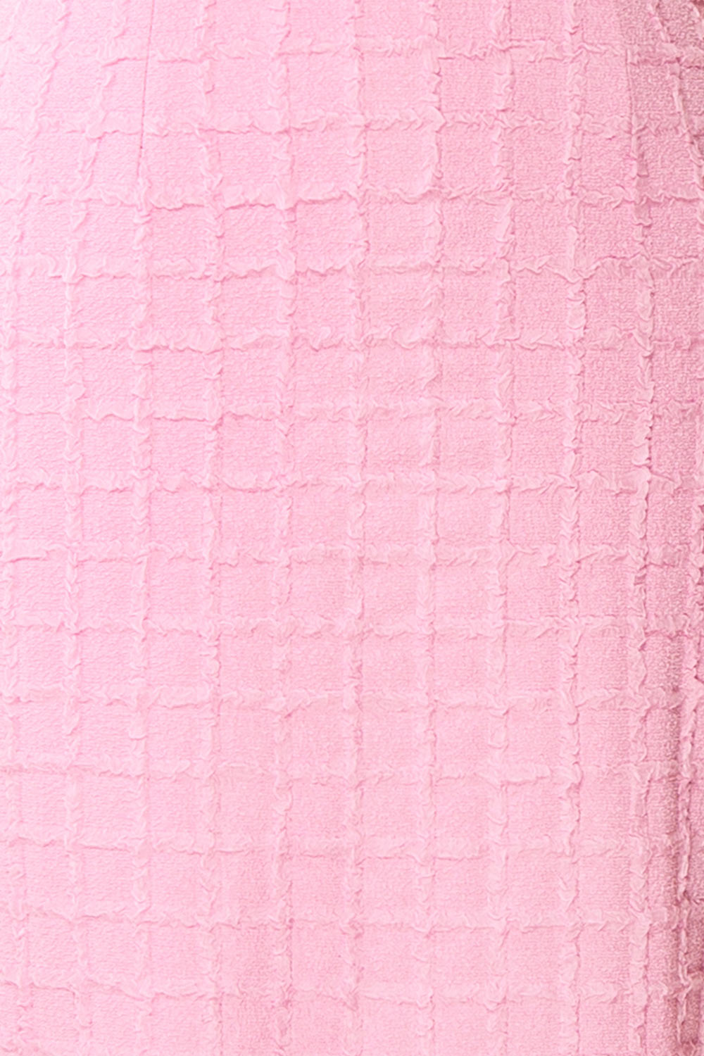 Kathia Pink Long Textured Fitted Dress | Boutique 1861 fabric