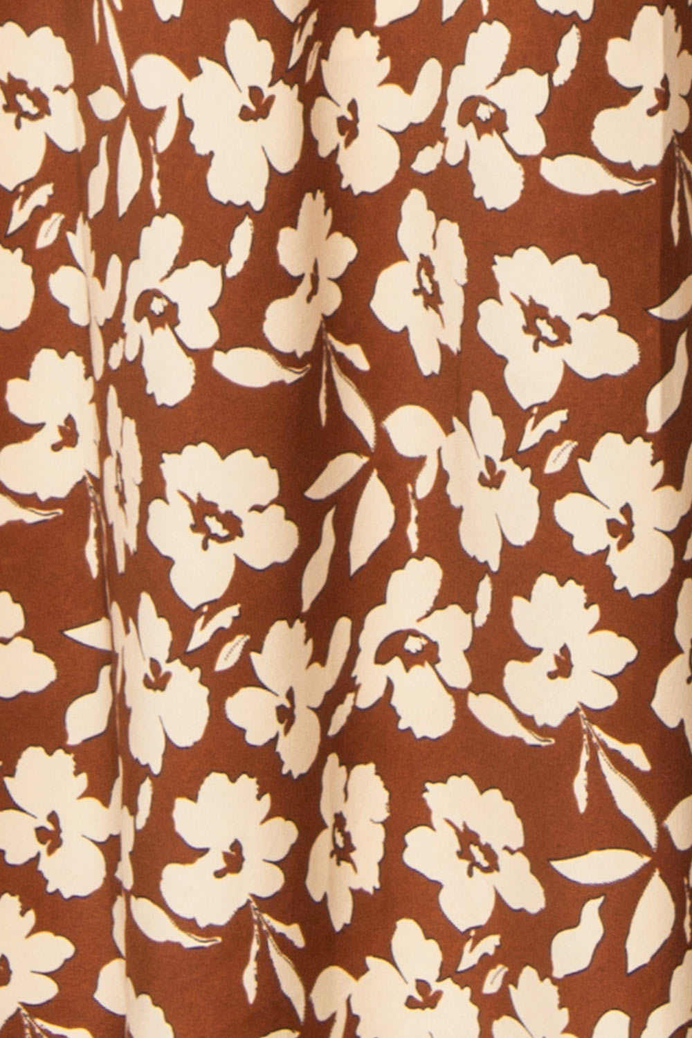 Kelly Brown | Floral Satin Midi Skirt w/ Pockets