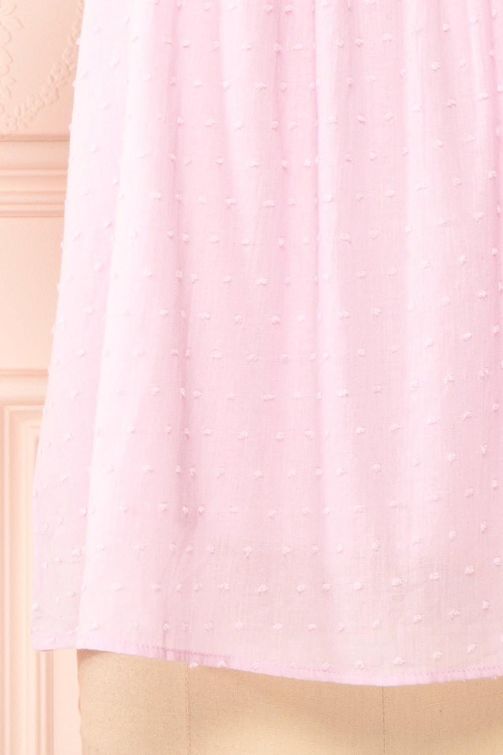 Khalesy Pink Short Sleeve Top w/ Embroidery | Boutique 1861 bottom