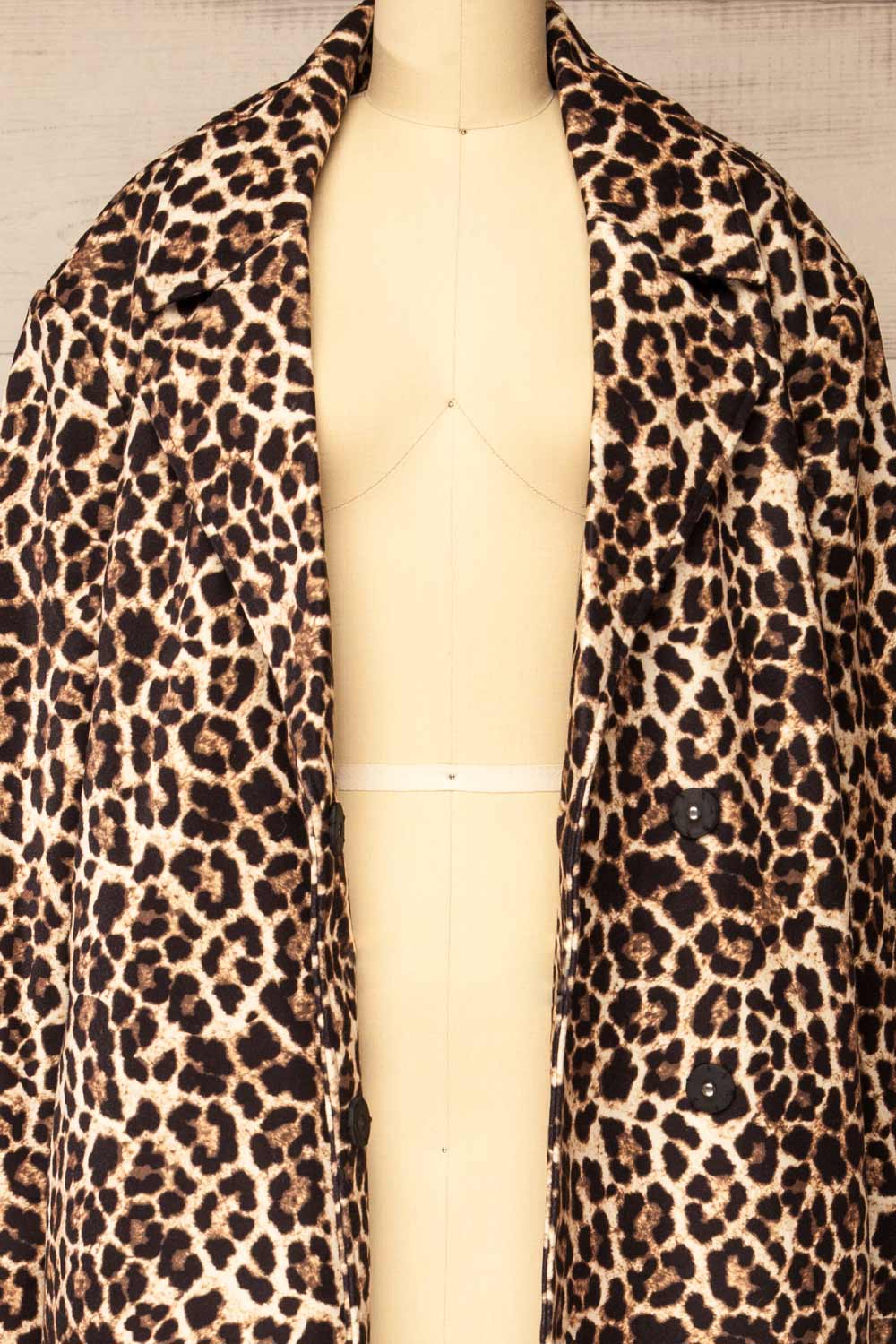 Kilkis Leopard Print Trench Coat | La petite garçonne open