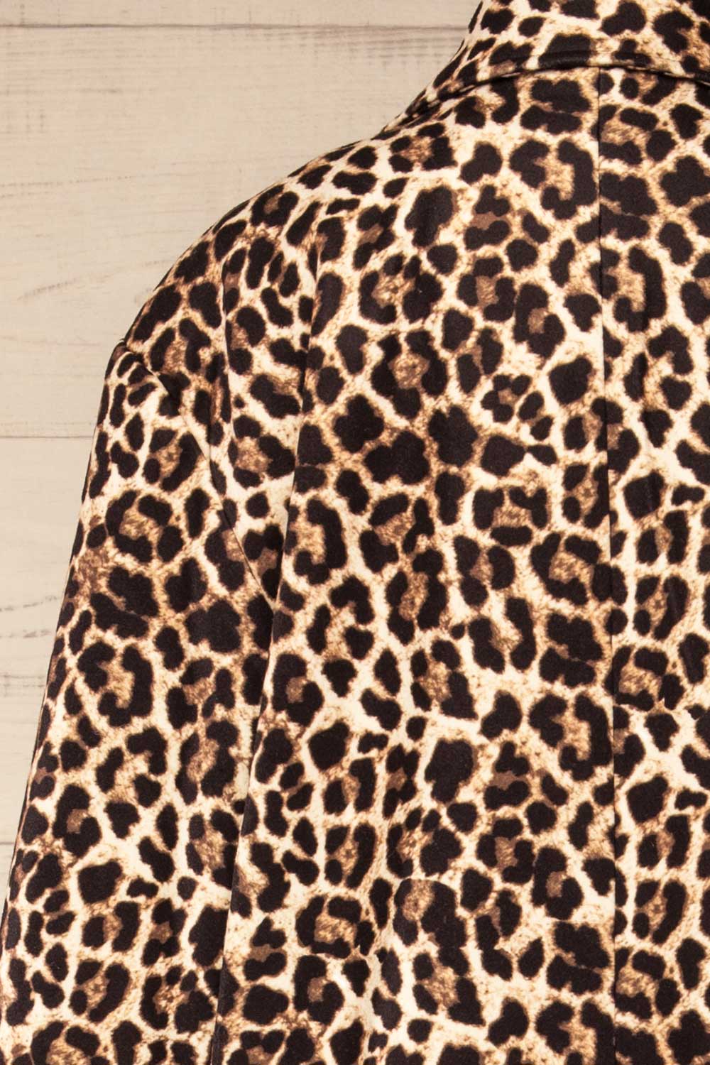 Kilkis Leopard Print Trench Coat | La petite garçonne back