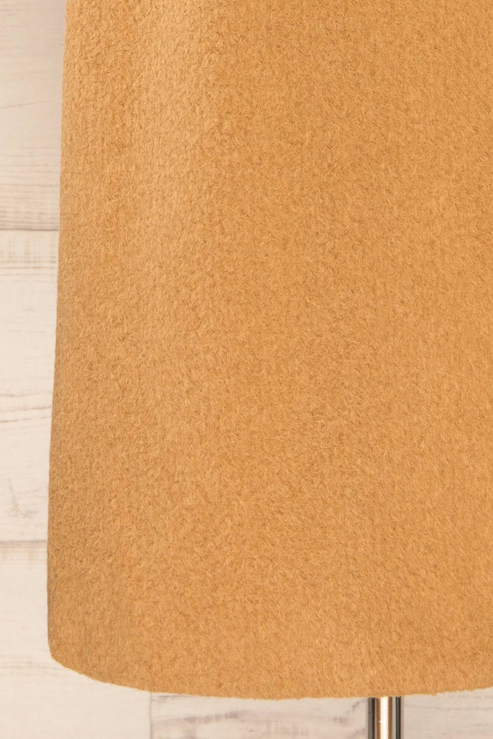 Kilmersdon Long Caramel Felt Coat | La petite garçonne bottom