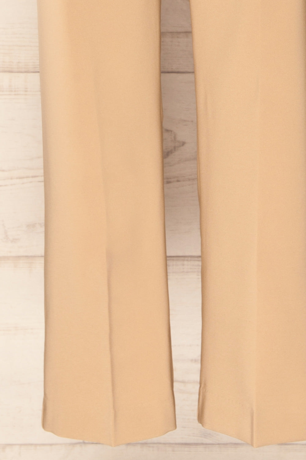 Kokola Beige High-Waisted Straight Leg Pants | La petite garçonne bottom