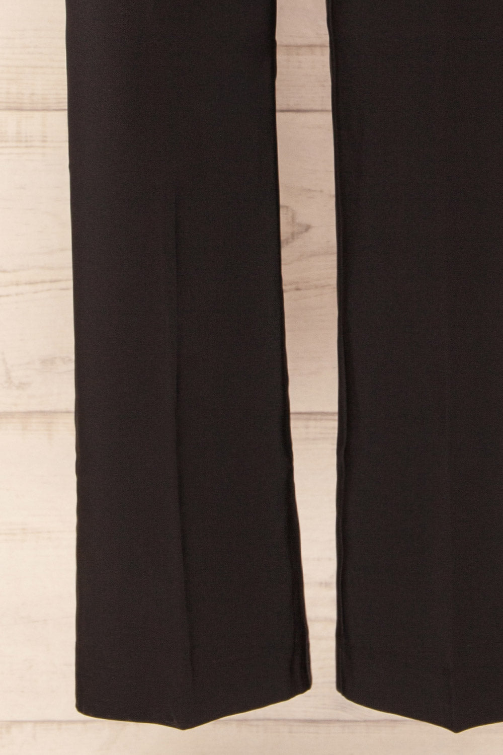 Kokola Black High-Waisted Straight Leg Pants | La petite garçonne bottom