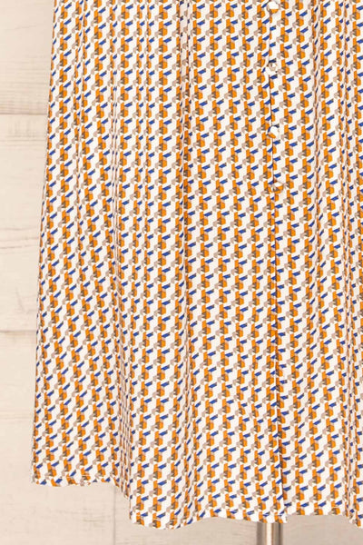 Kolomo Midi Dress w/ Geometric Pattern | La petite garçonne bottom