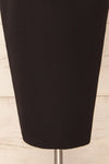 Komia Black Fitted Midi Dress w/ Cut-Outs | La petite garçonne bottom