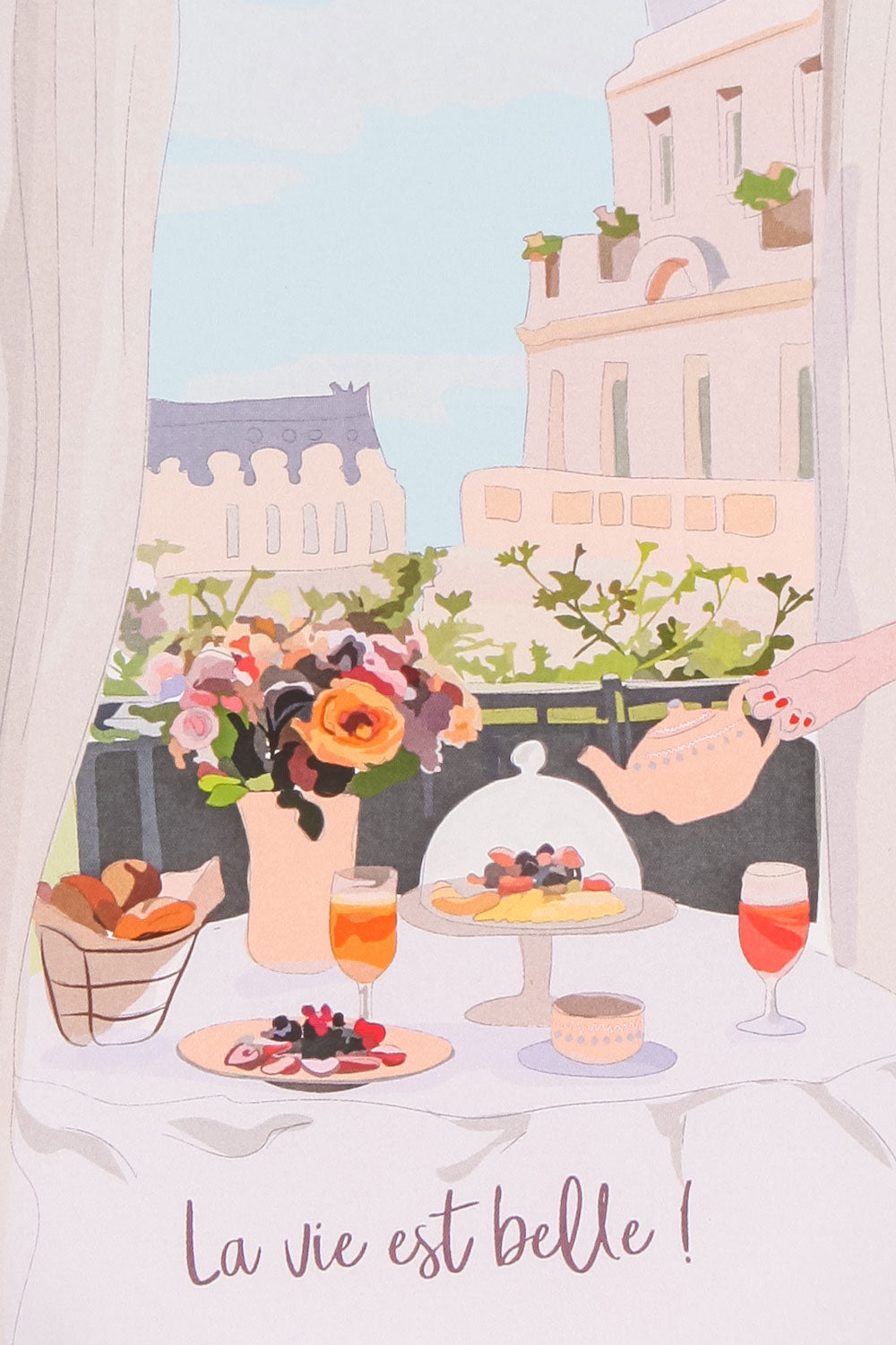 La Vie est Belle Card | Maison garçonne close-up