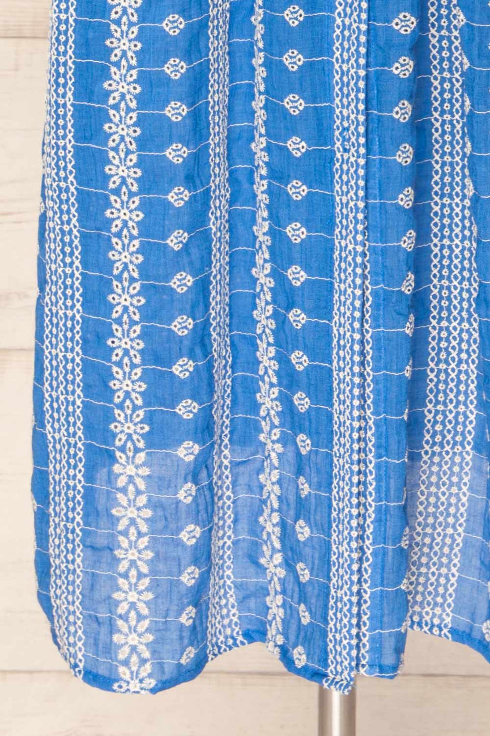 Lachlan Blue Button-Up Dress w/ Belt | La petite garçonne bottom