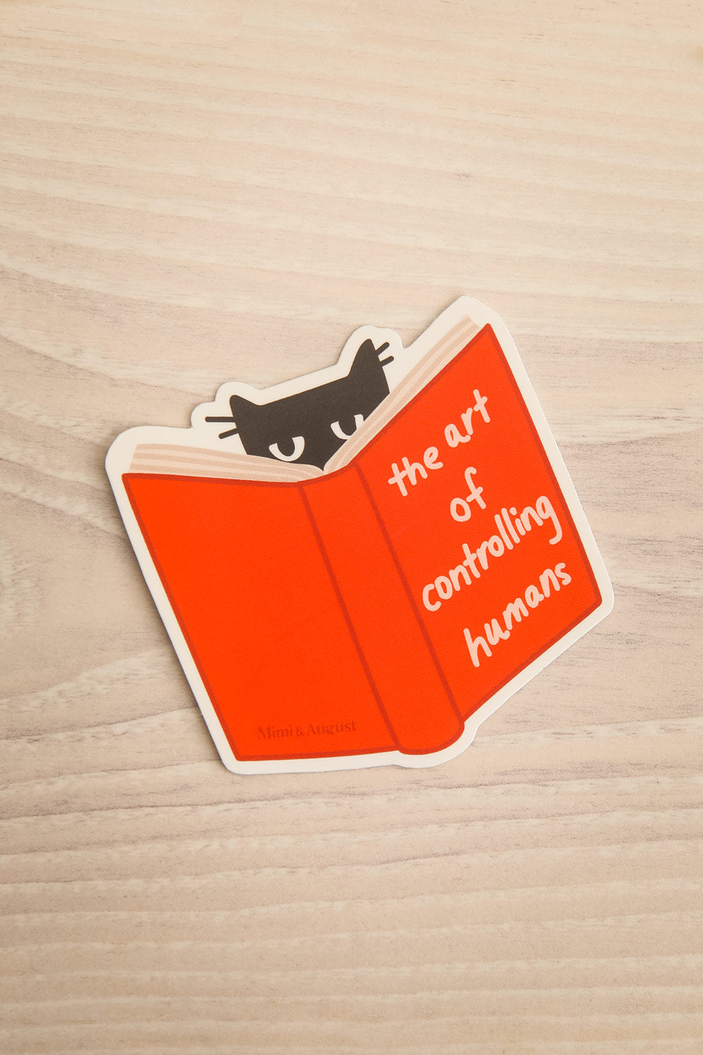 The Art of Controlling Humans Sticker | Maison garçonne view