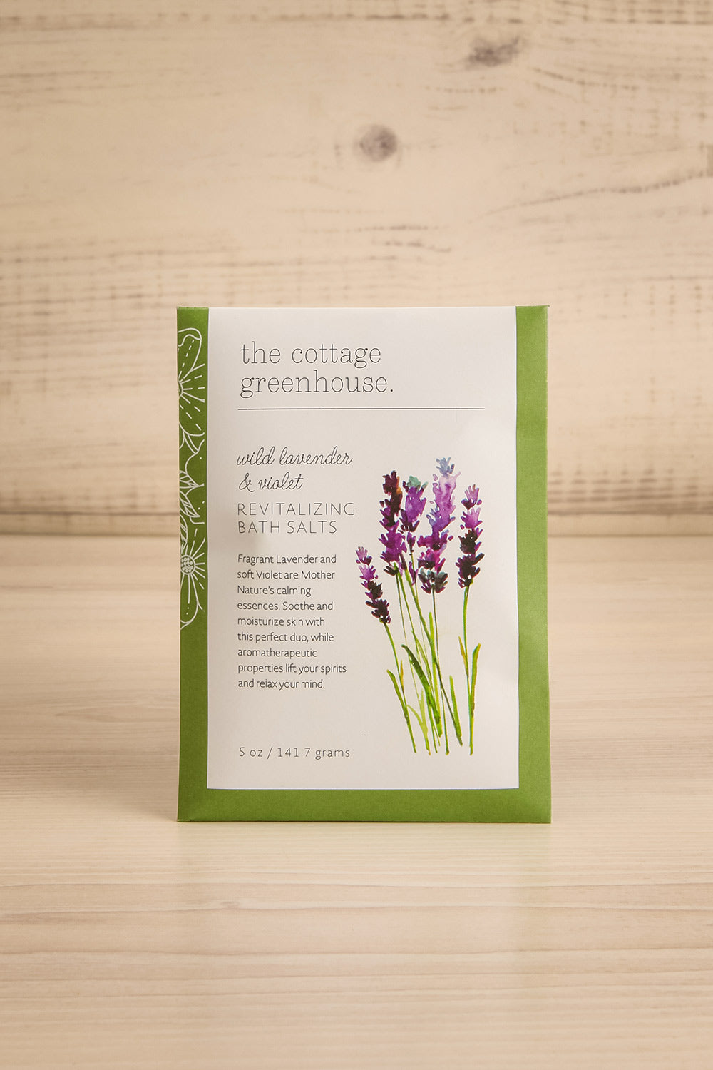 Wild Lavender & Violet Bath Salts | Maison garçonne front