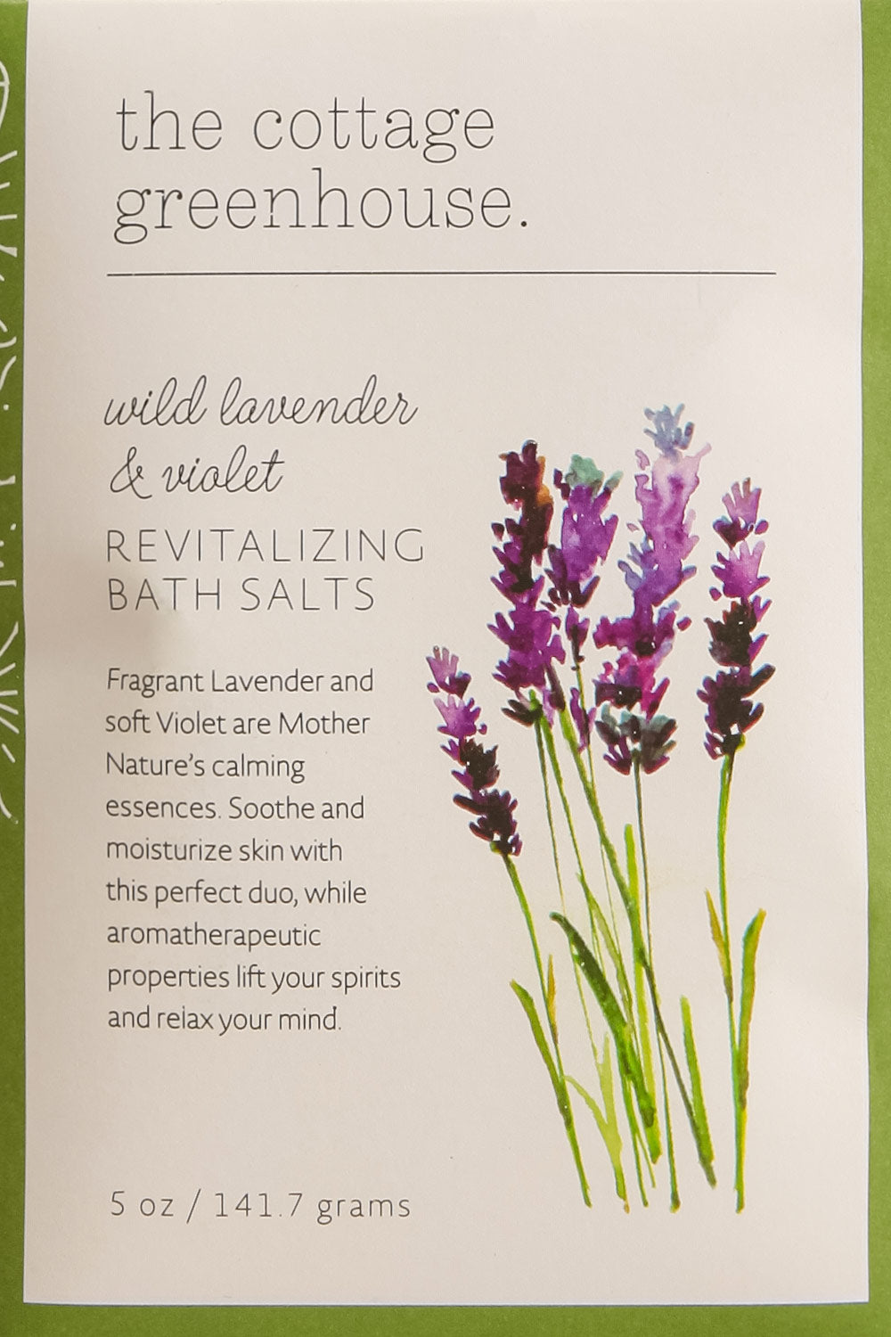 Wild Lavender & Violet Bath Salts | Maison garçonne close-up