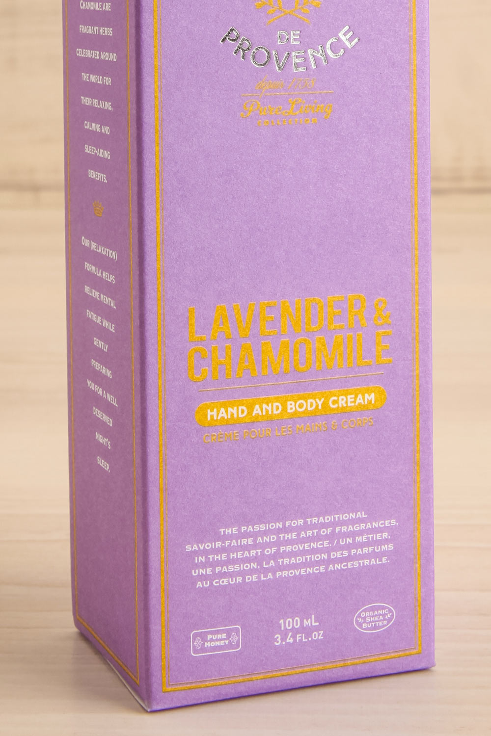 Lavande & Camomille | Creme Pour Mains et Corps close-up