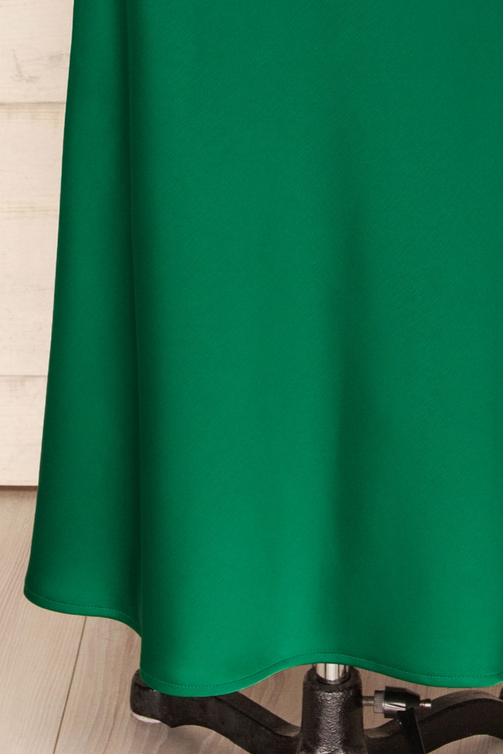 Lehavre Green Maxi Satin Skirt | La petite garçonne bottom