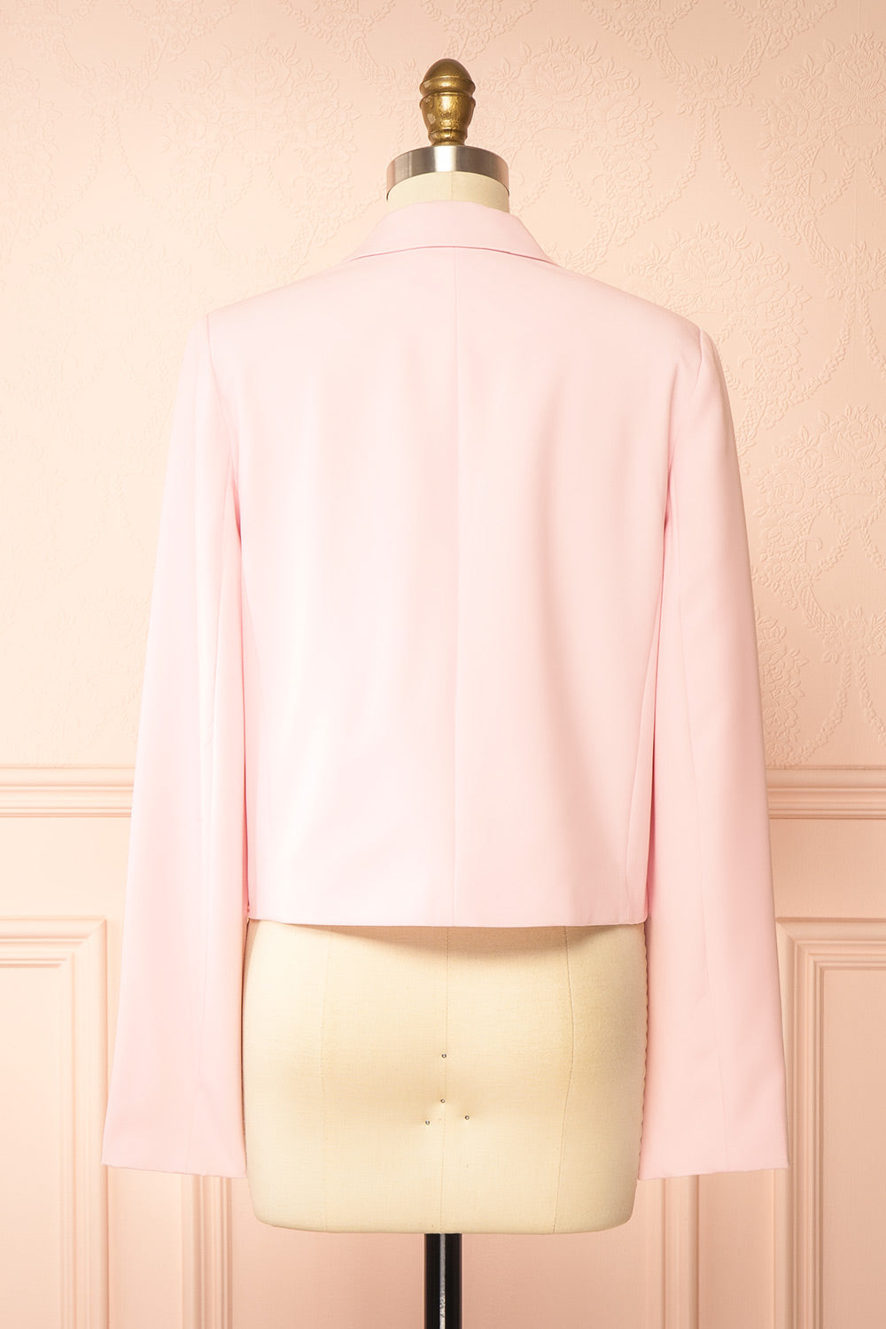 Leodie Short Pink Blazer with Bows | Boutique 1861 back view