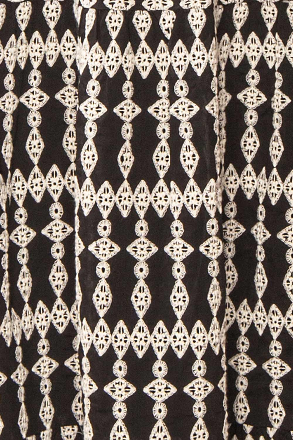 Lexane Long Patterned Dress with Pockets | Boutique 1861 fabric