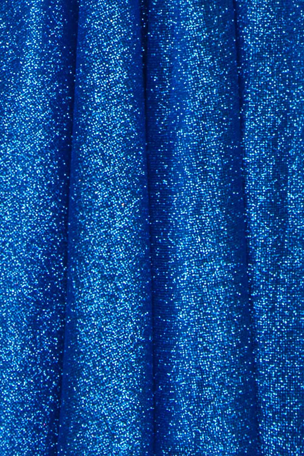 Lexy Blue Sparkly Cowl Neck Maxi Dress | Boutique 1861 fabric