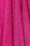 Lexy Fuchsia Sparkly Cowl Neck Maxi Dress | Boutique 1861 fabric