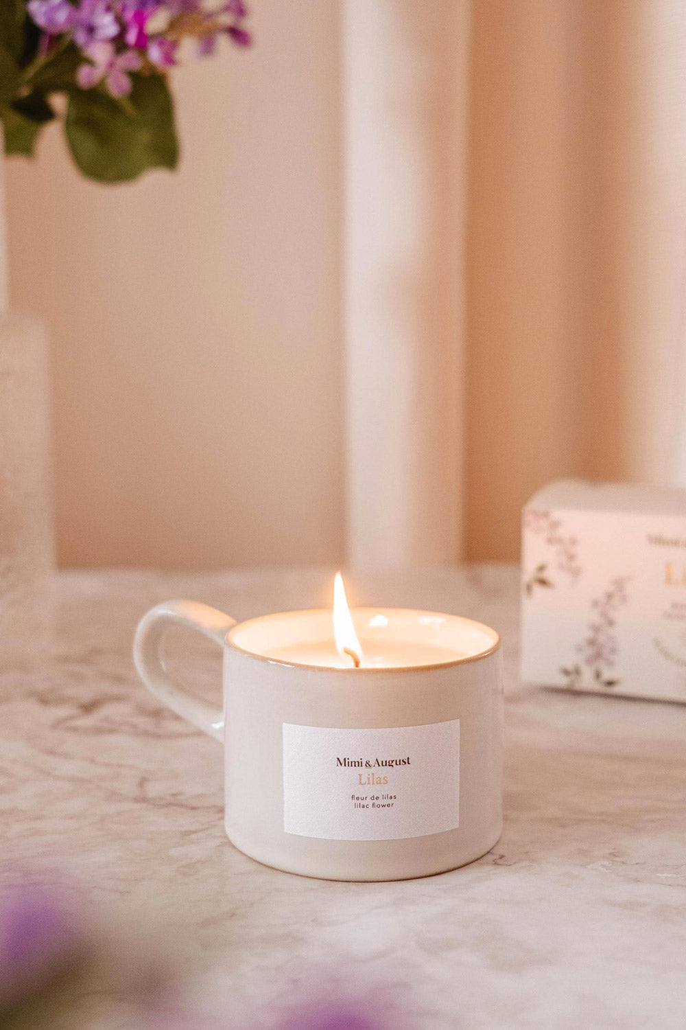 Lilac Reusable Candle - 3 Options | Maison garçonne tasse mimi