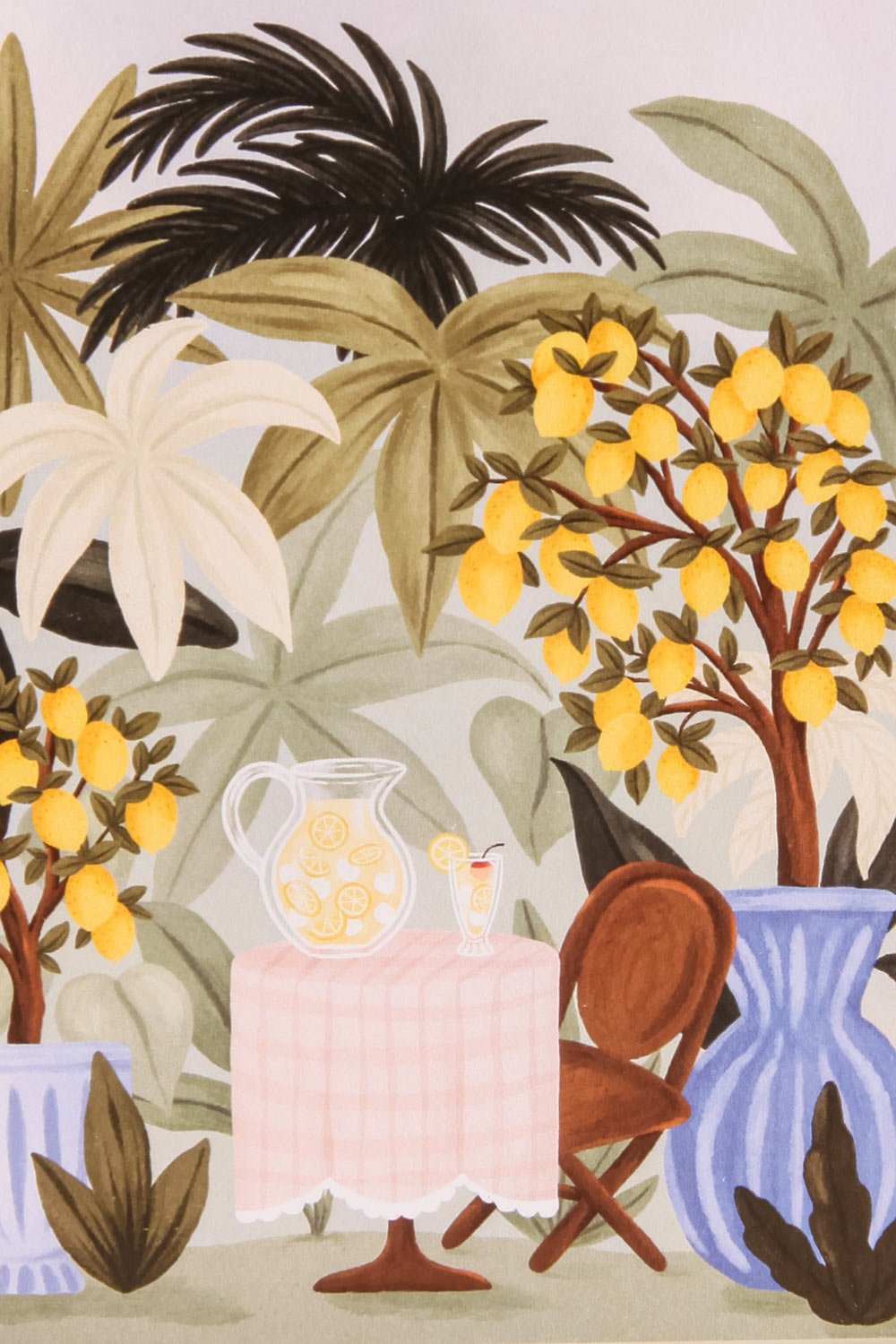 LIMONADE AU JARDIN | CARTE close-up