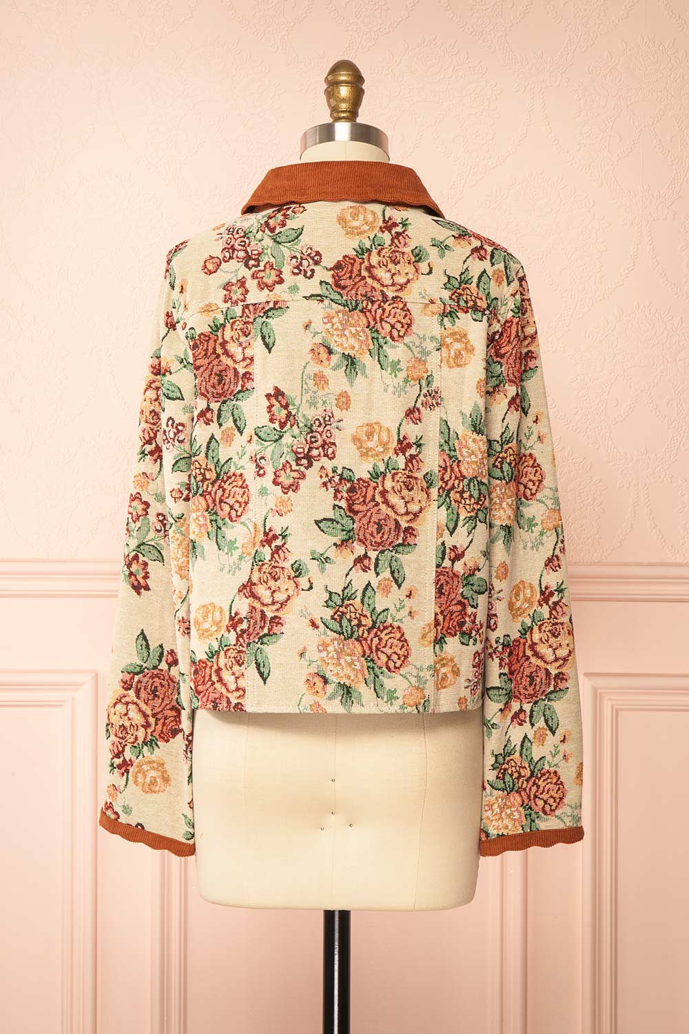 Lismore Floral Jacquard Jacket | Boutique 1861 back view