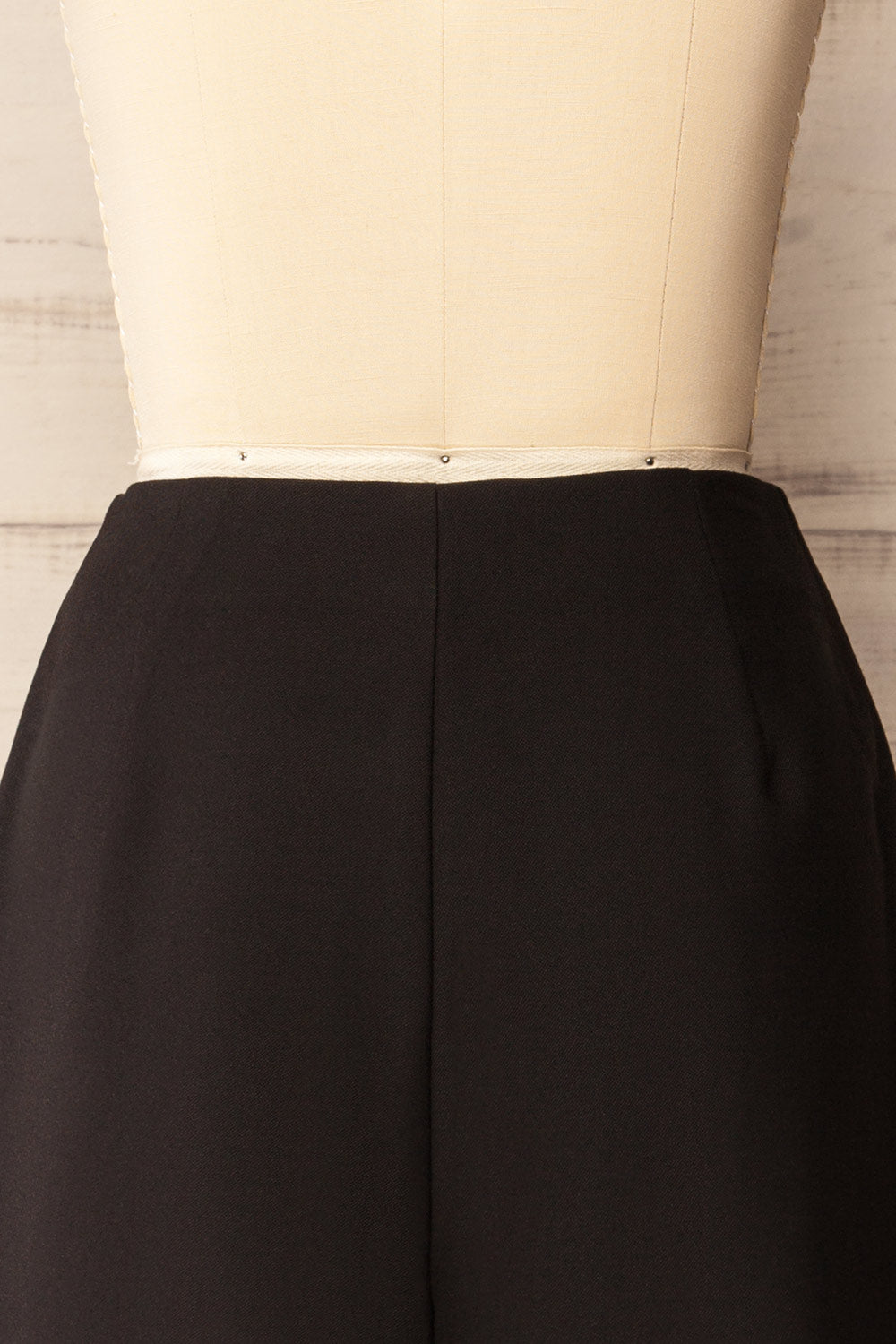 Livorno Black Skort with Bows | La petite garçonne back