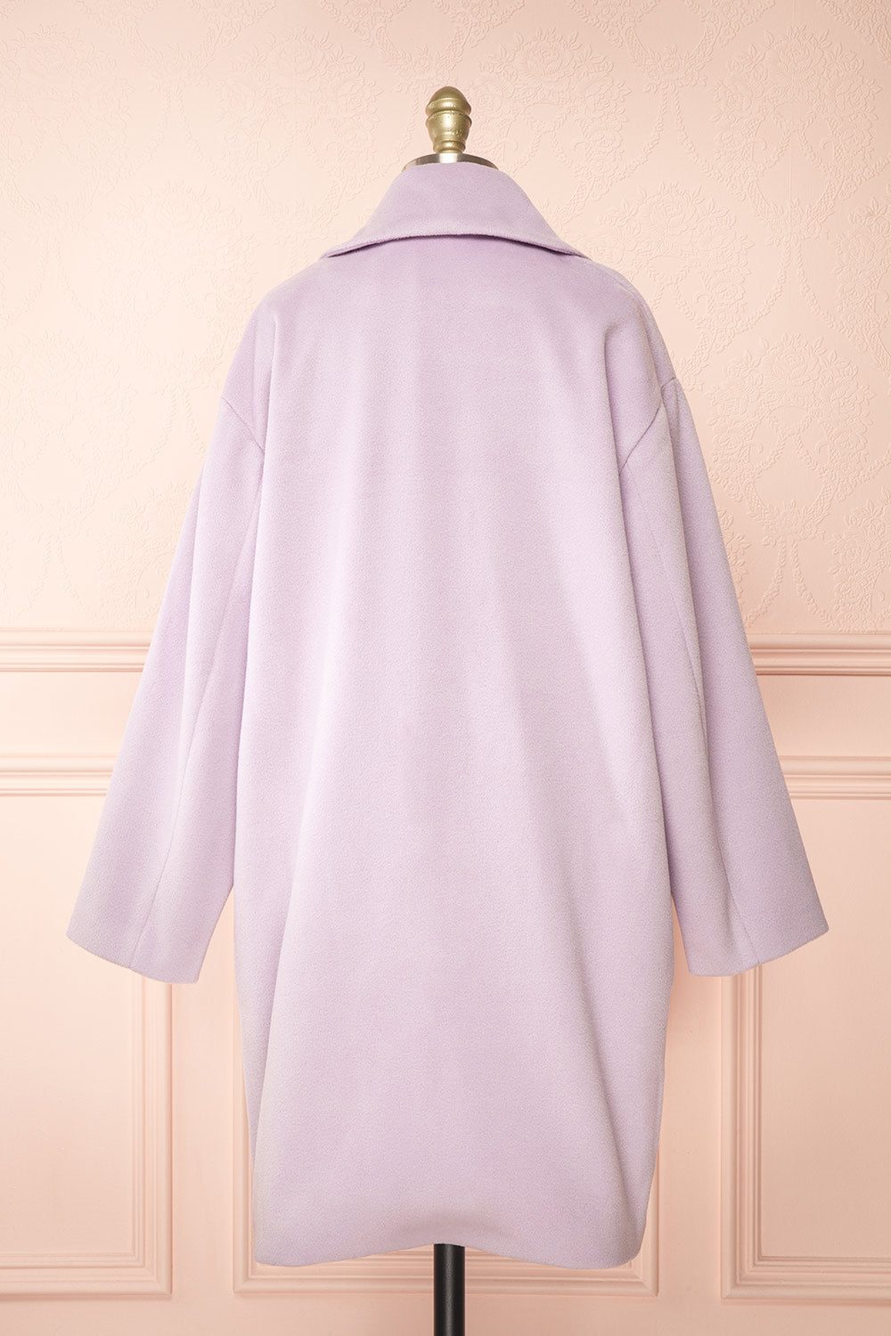Louanne Lilac Felt Coat | Boutique 1861 back view