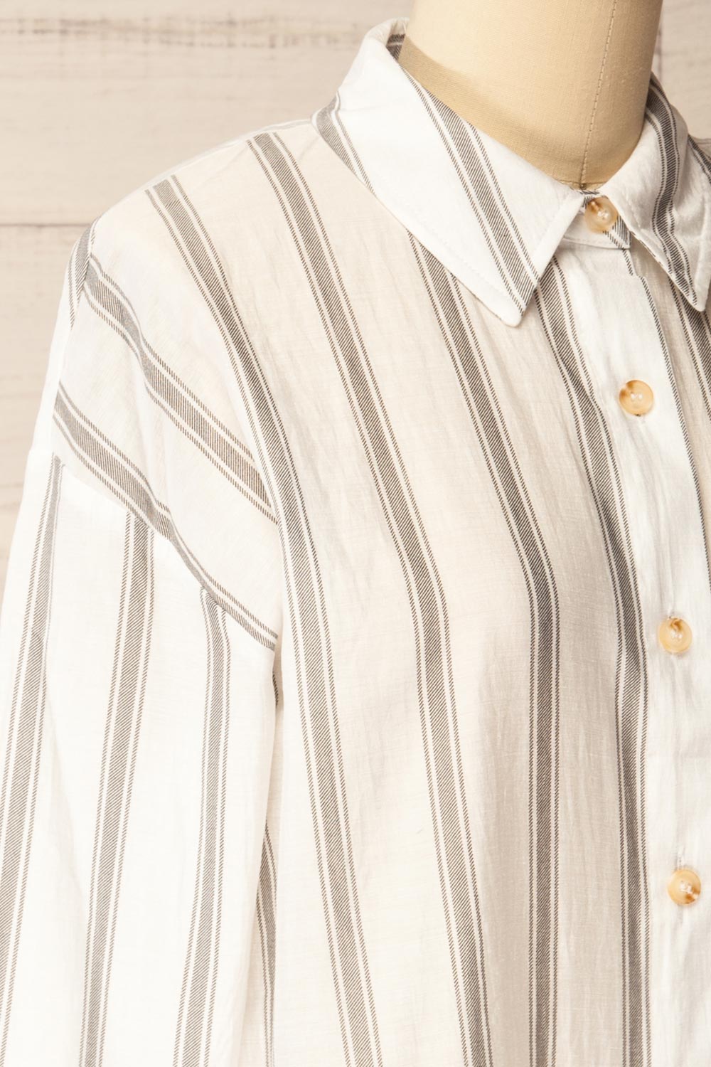 Loubinette Oversized Striped Shirt | La petite garçonne side