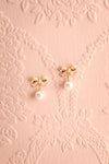 Loveline Bow Earrings w/ Pearls | Boutique 1861 view