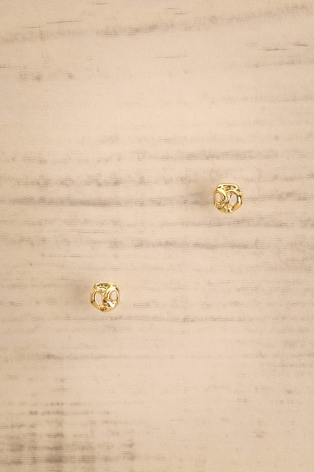 Lucai Gold Organic Stud Earrings | La petite garçonne view