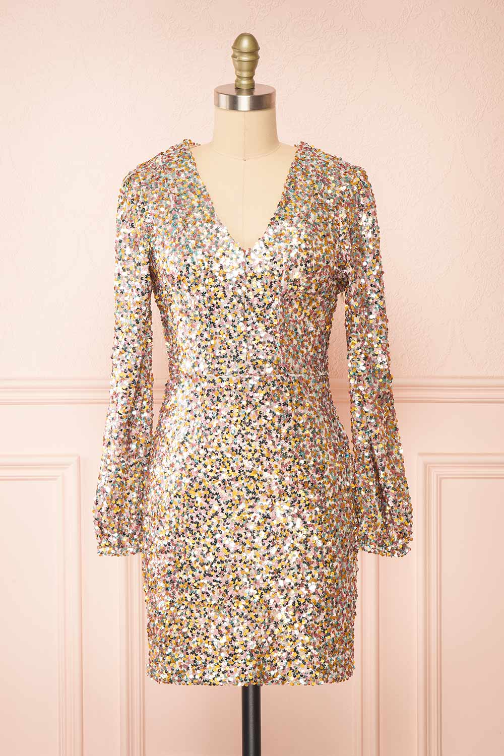 white dressing table with stool and mirror Green Sequin Ruched Side Split Leg Midi Dress – AX Paris