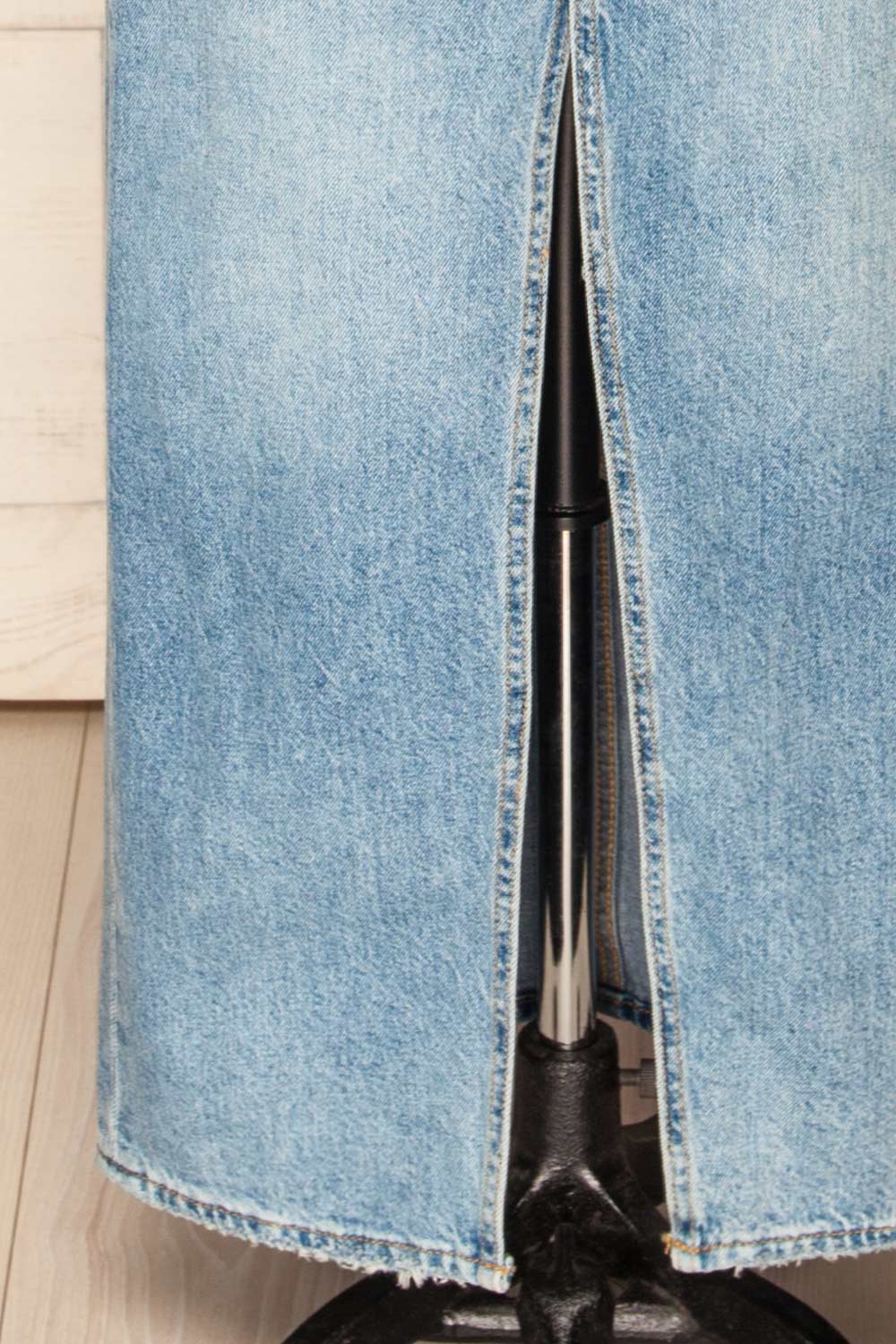 Lysander Maxi Blue Denim Skirt | La petite garçonne bottom