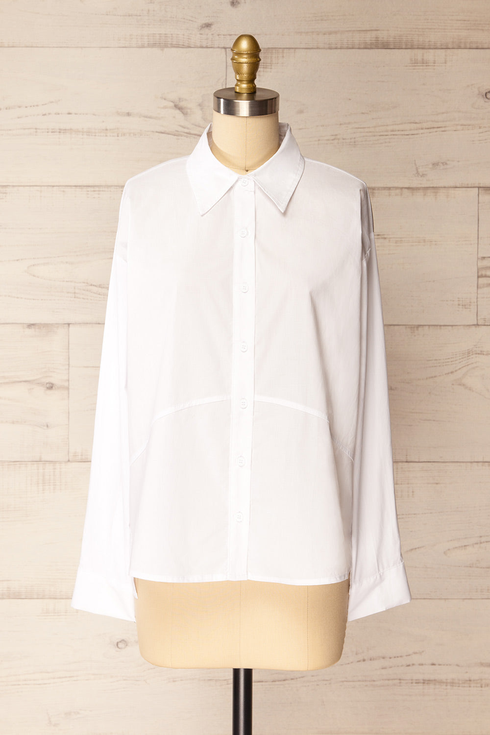 Machiko White Shirt | La petite garçonne front