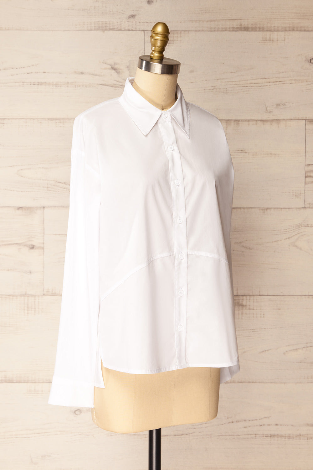 Machiko White Shirt | La petite garçonne side