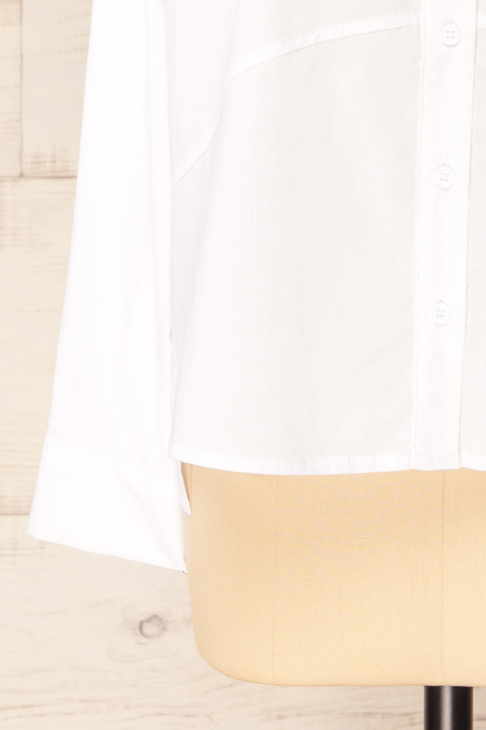 Machiko White Shirt | La petite garçonne sleeve