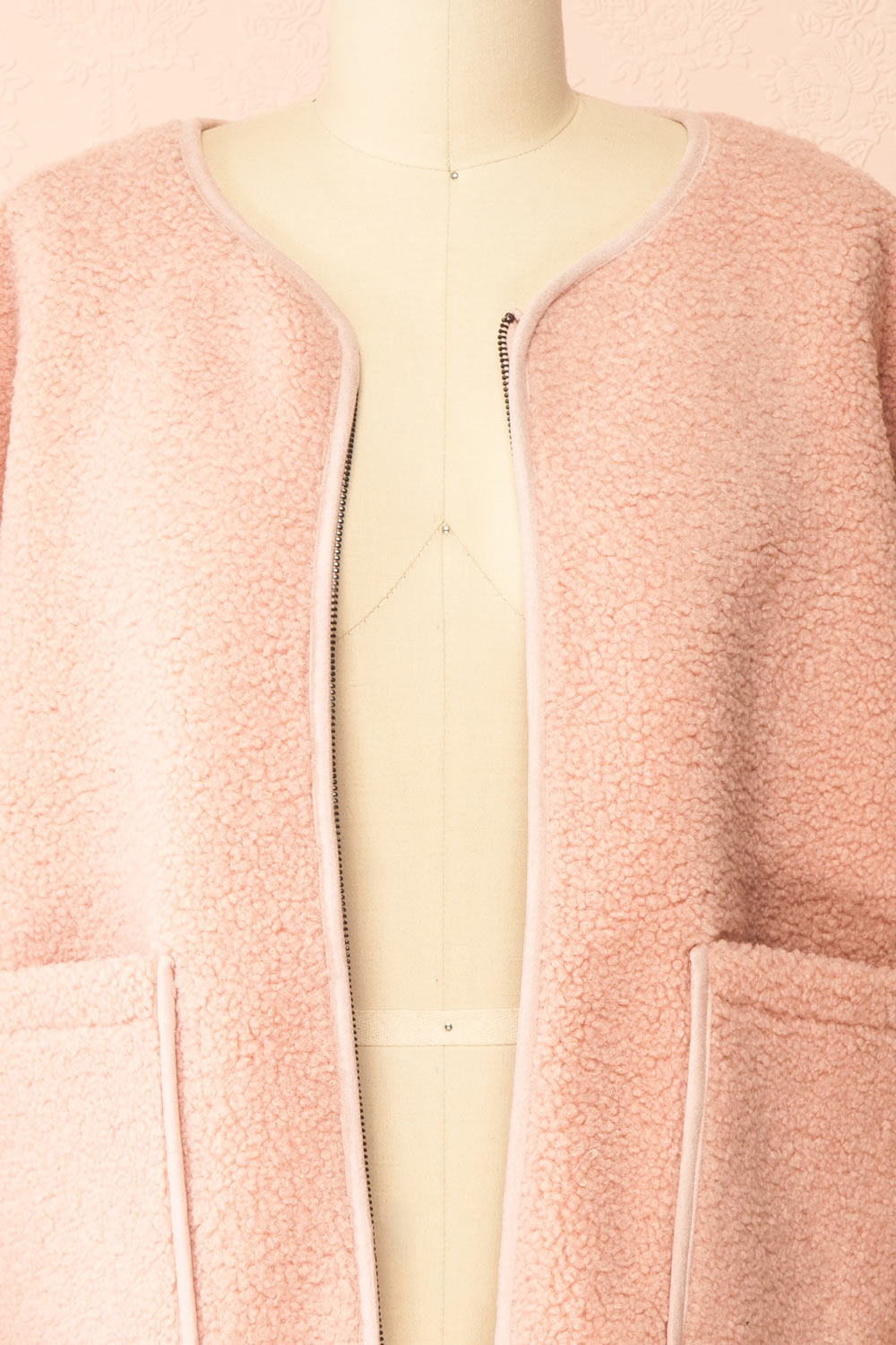 Madja Pink Oversize Curly Jacket | Boutique 1861 open