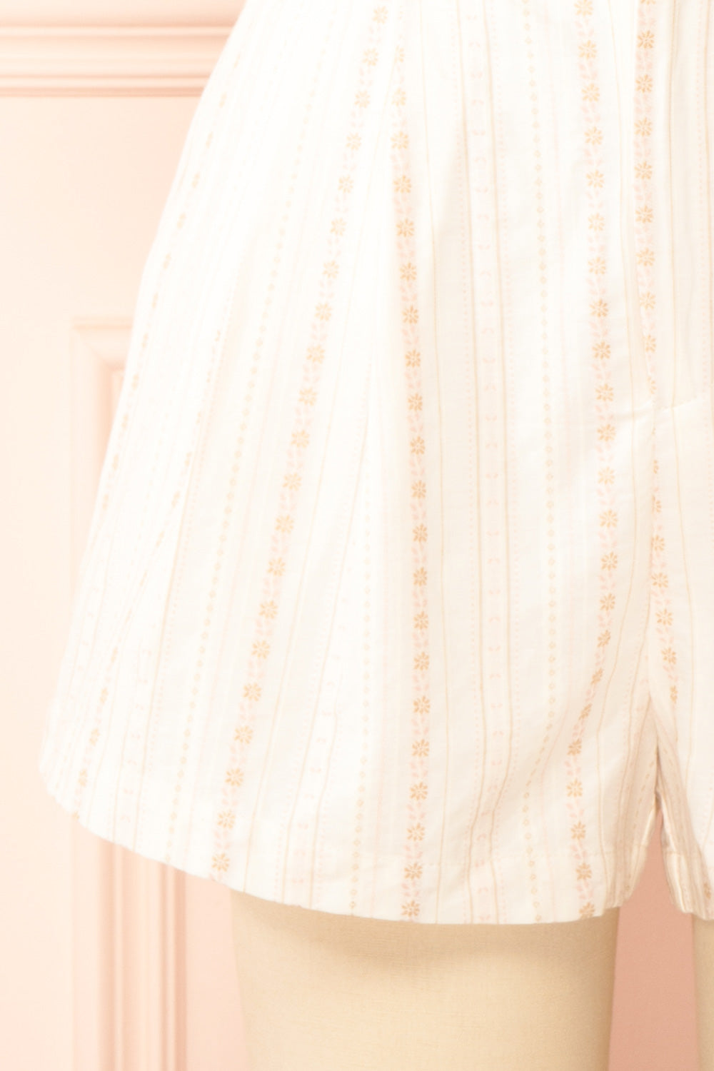 Mahito High-Waisted Patterned Shorts | Boutique 1861 bottom