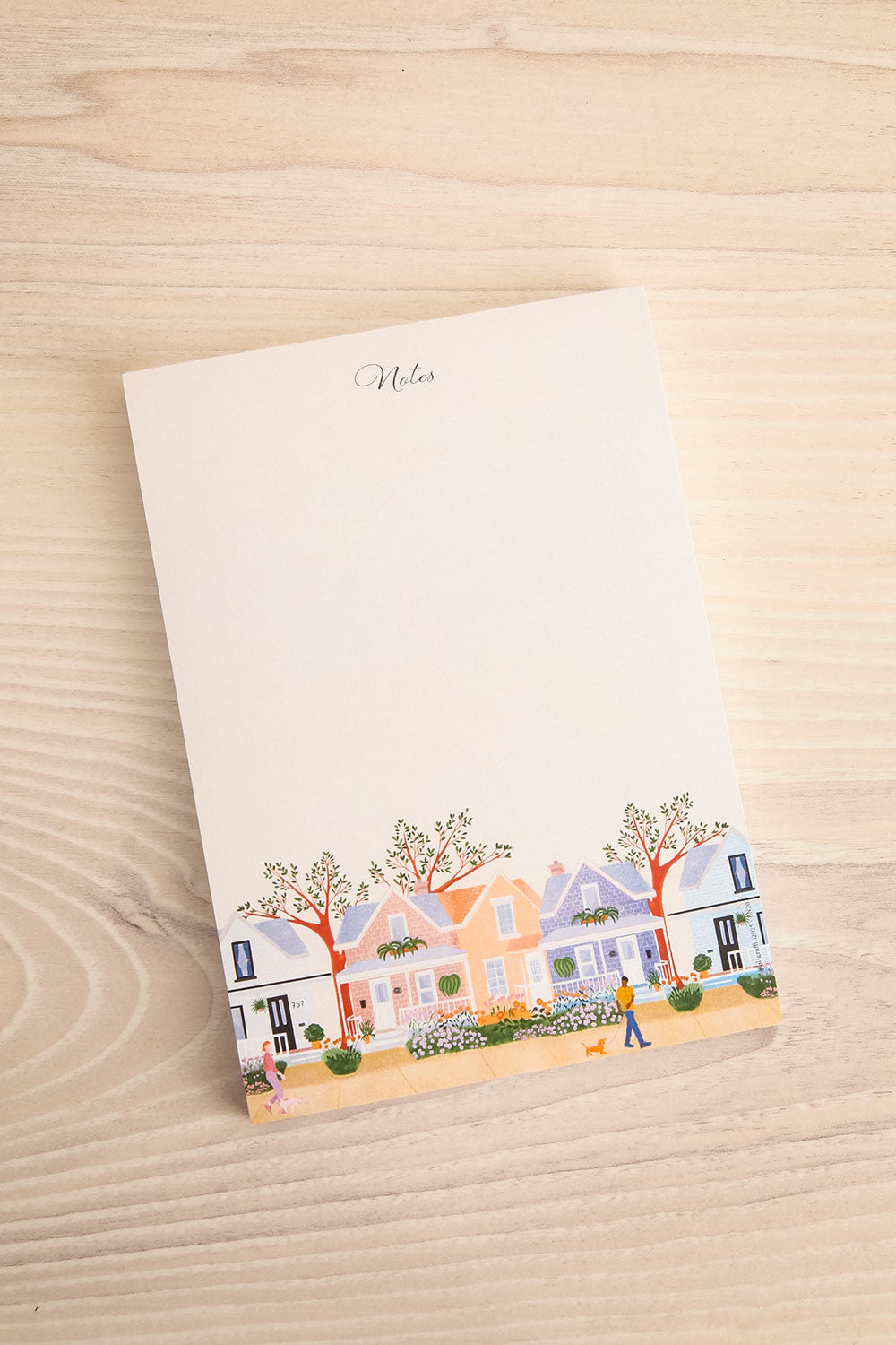 Flower Houses Notepad | Maison garçonne view